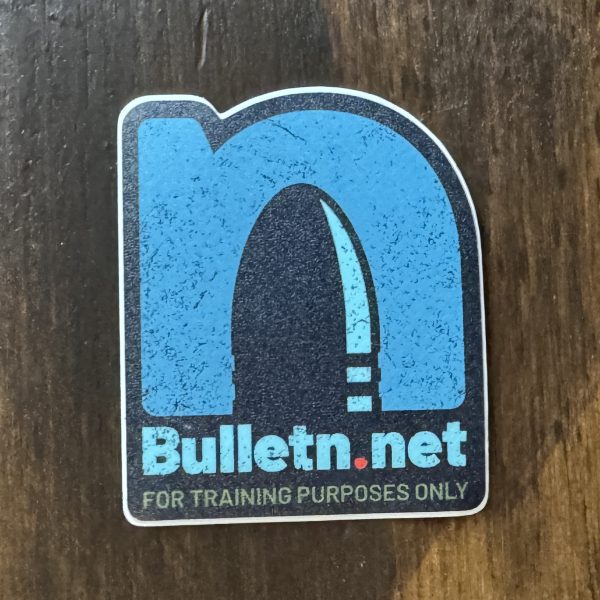 Bulletn Sticker (Blue)