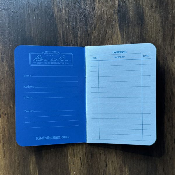 Rite in the Rain Mini Notebook (3-Pack, Blue) - Image 3