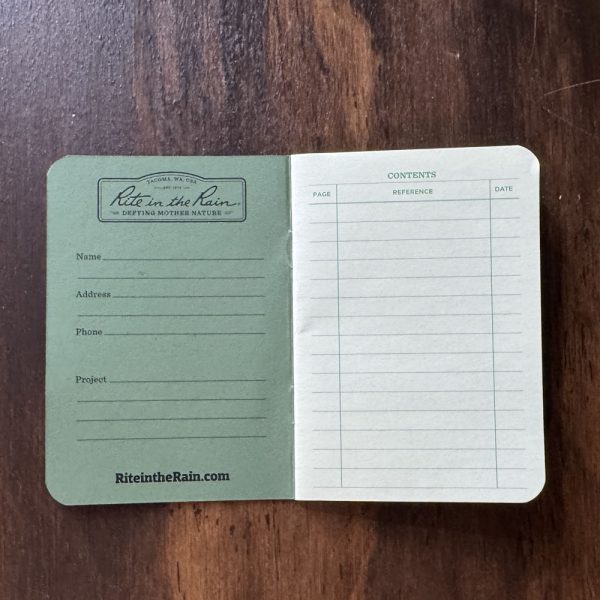 Rite in the Rain Mini Notebook (3-Pack, Green) - Image 3