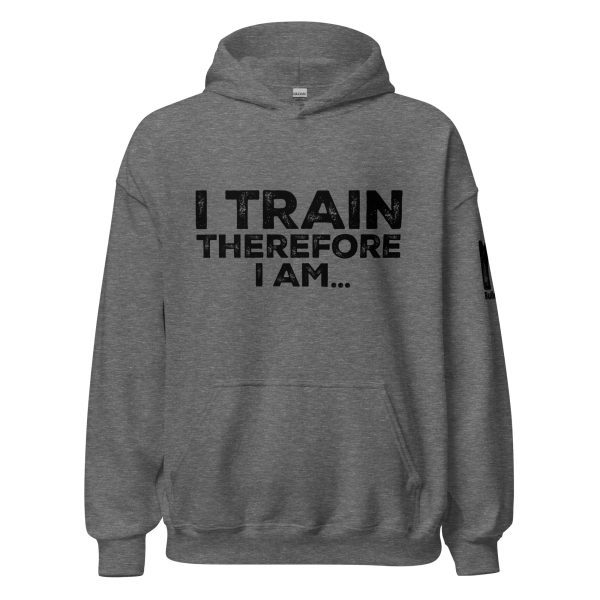 I Train Therefore I Am Hoodie - Image 9