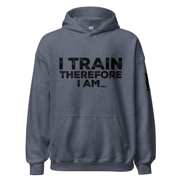 I Train Therefore I Am Hoodie - Image 5